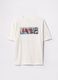 T-shirt in cotone con stampa_0