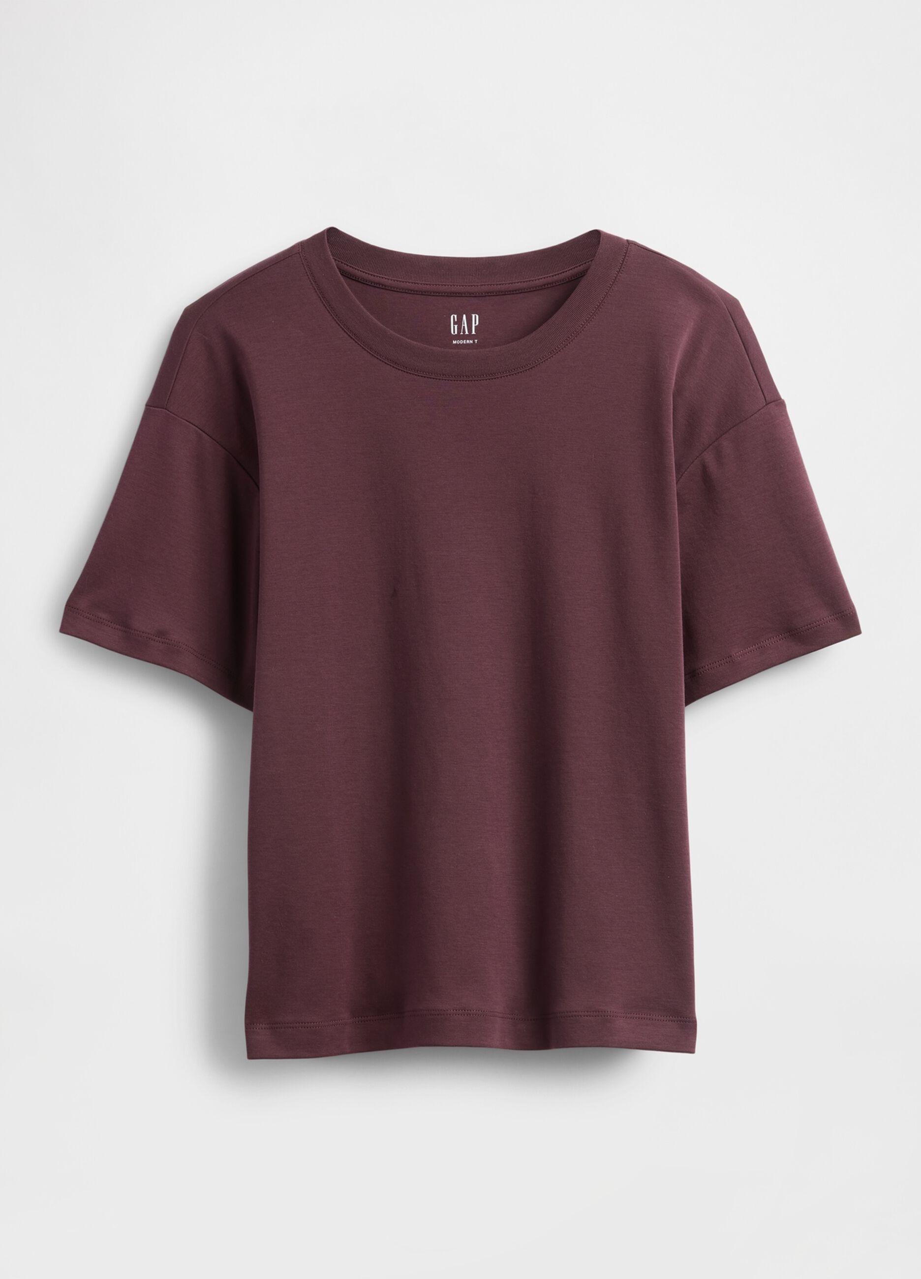 T-shirt viola in cotone_3