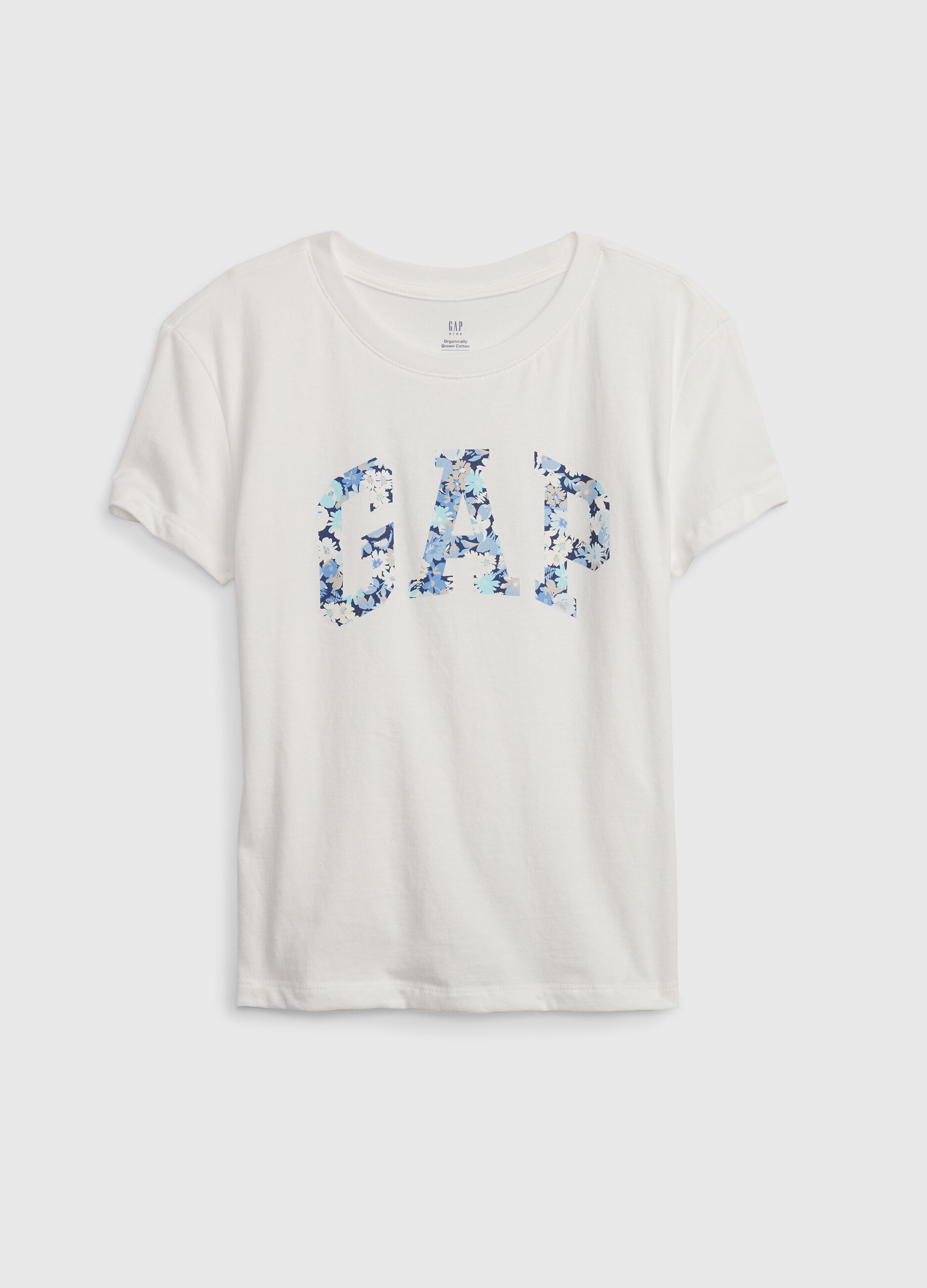 T-shirt with floral logo print