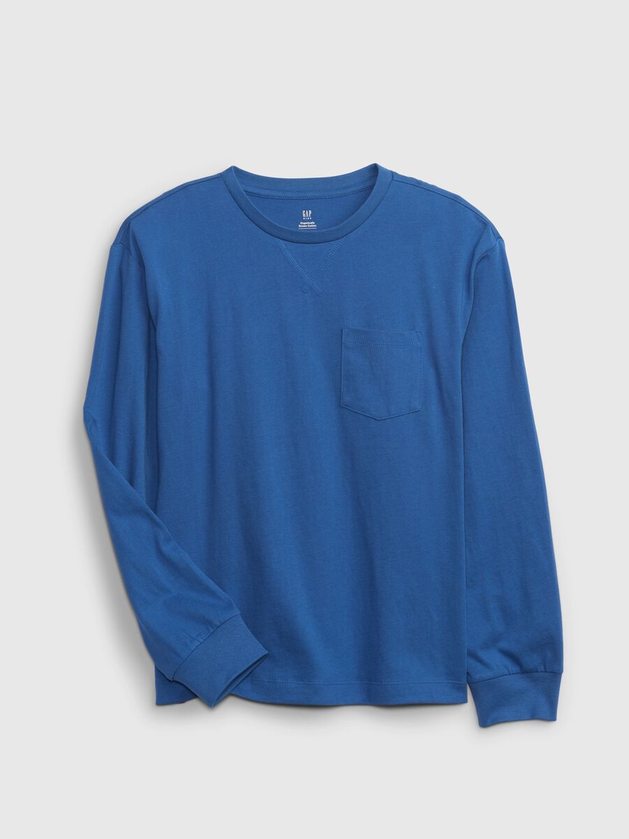 Long-sleeved T-shirt with pocket Boy_0