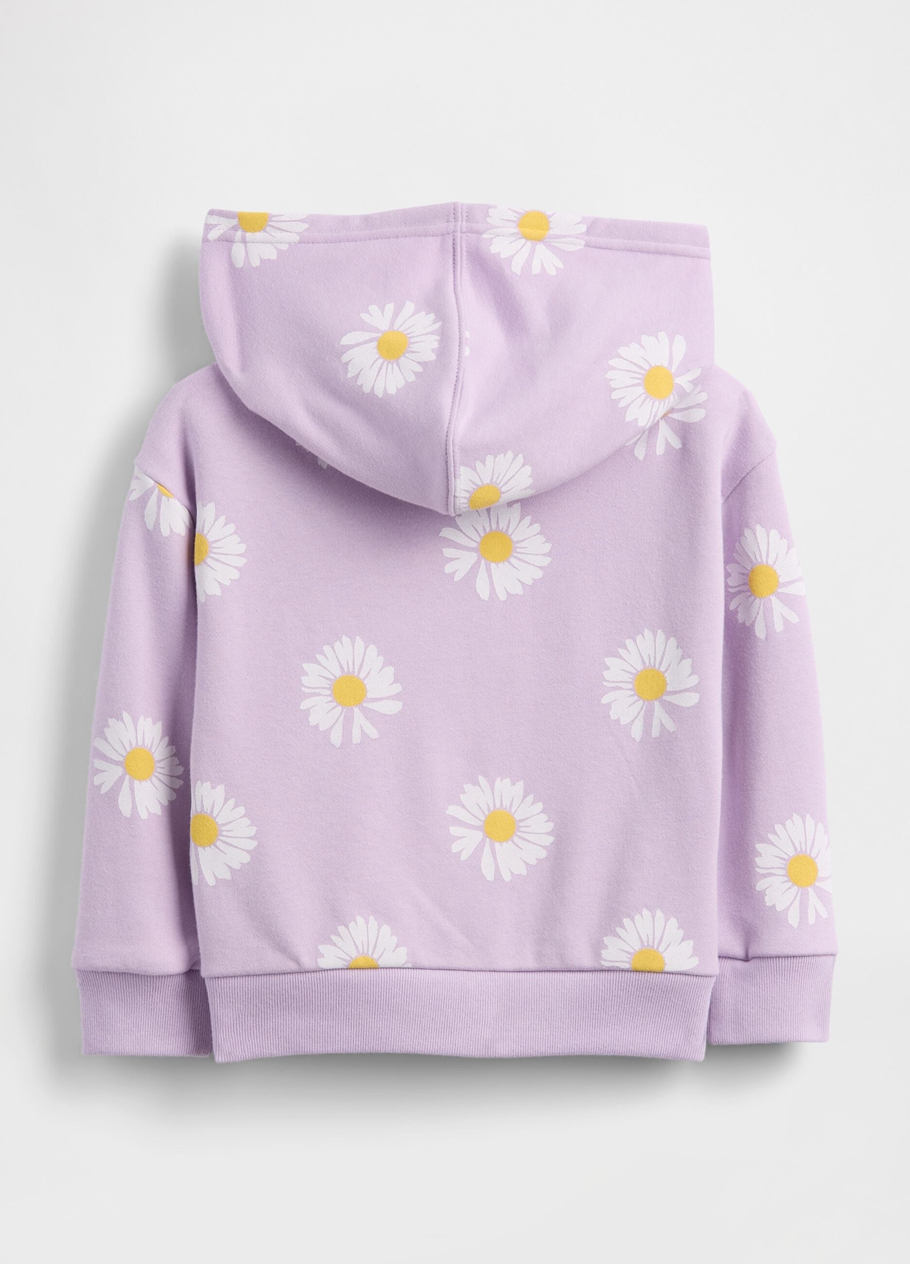 Felpa con logo GAP, cappuccio e zip in misto cotone