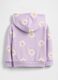Felpa con logo GAP, cappuccio e zip in misto cotone_1