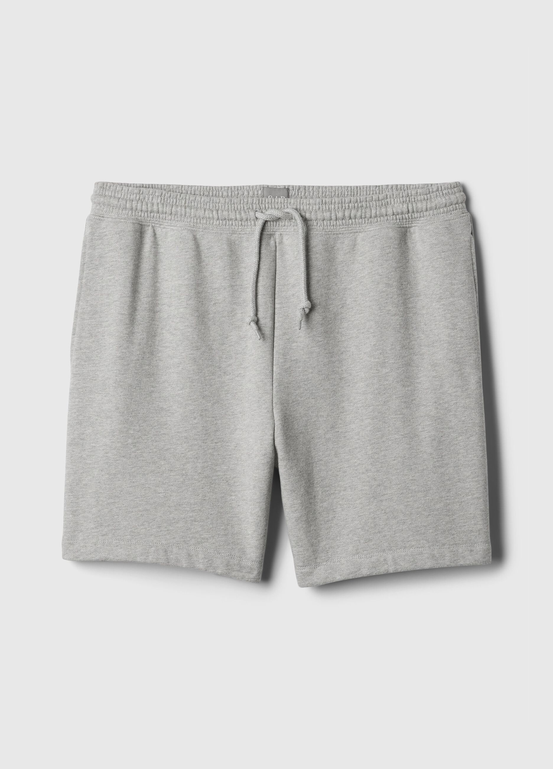 Bermuda joggers in fleece with drawstring_4