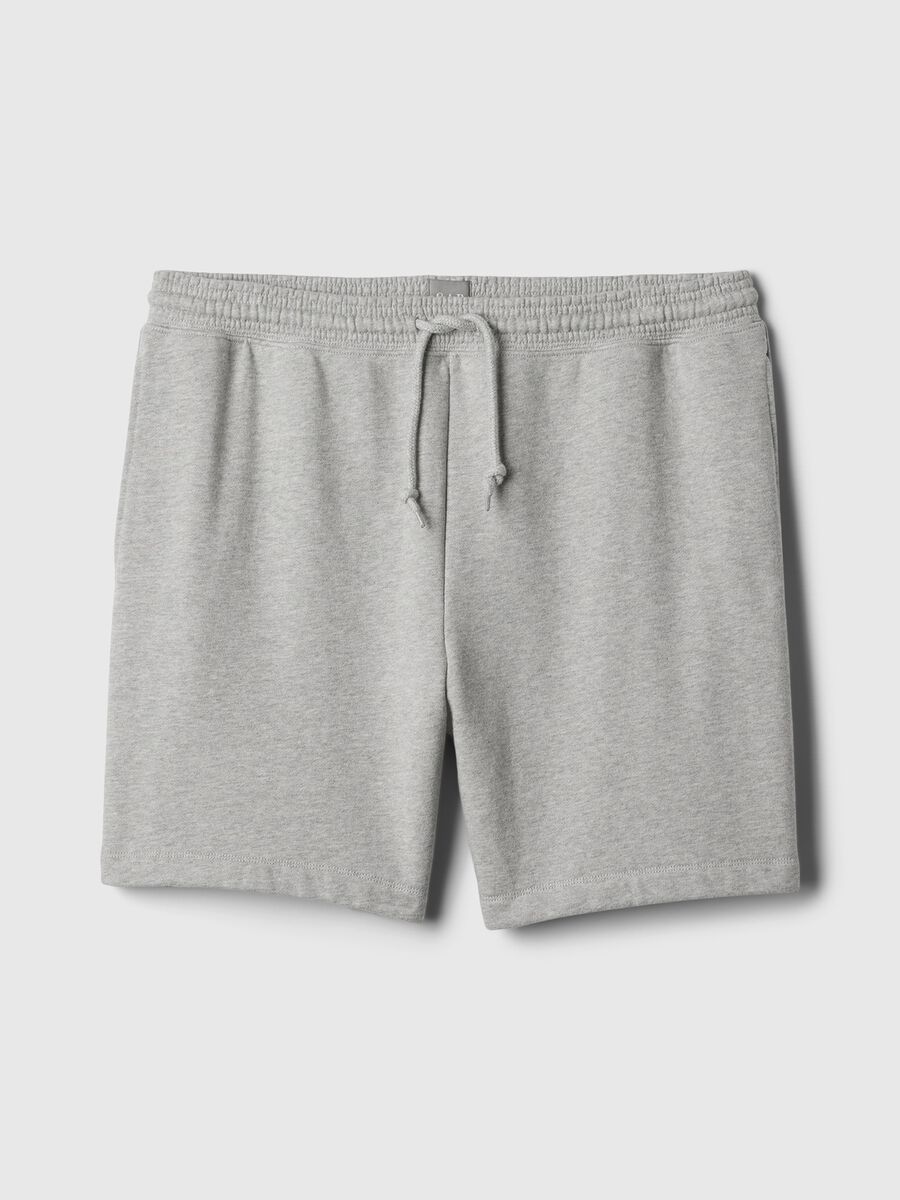 Bermuda jogger in felpa con coulisse Uomo_4