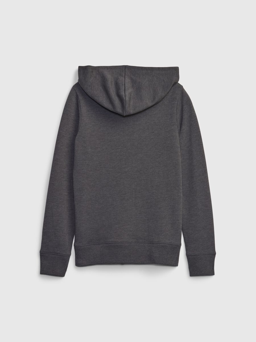 Sweatshirt with hood and logo Girl_1
