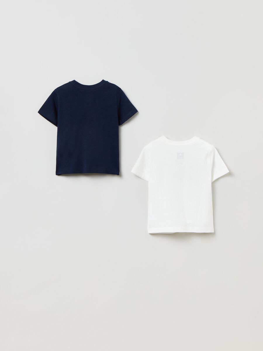 Two-pack T-shirts in cotton with logo print Boy_1
