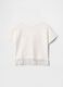 T-shirt a frange con stampa_1