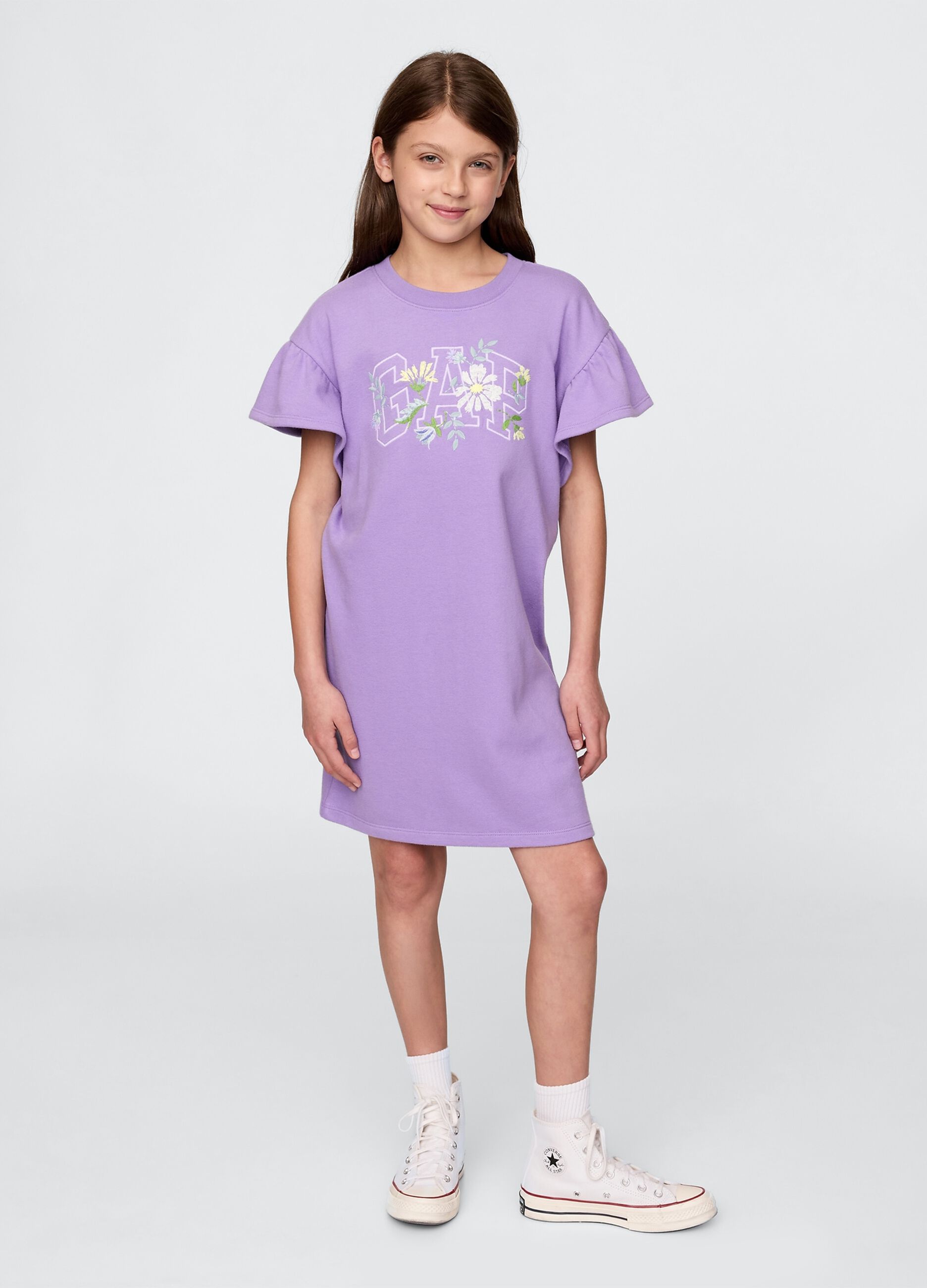 Vestito viola a maniche corte GAP Kids