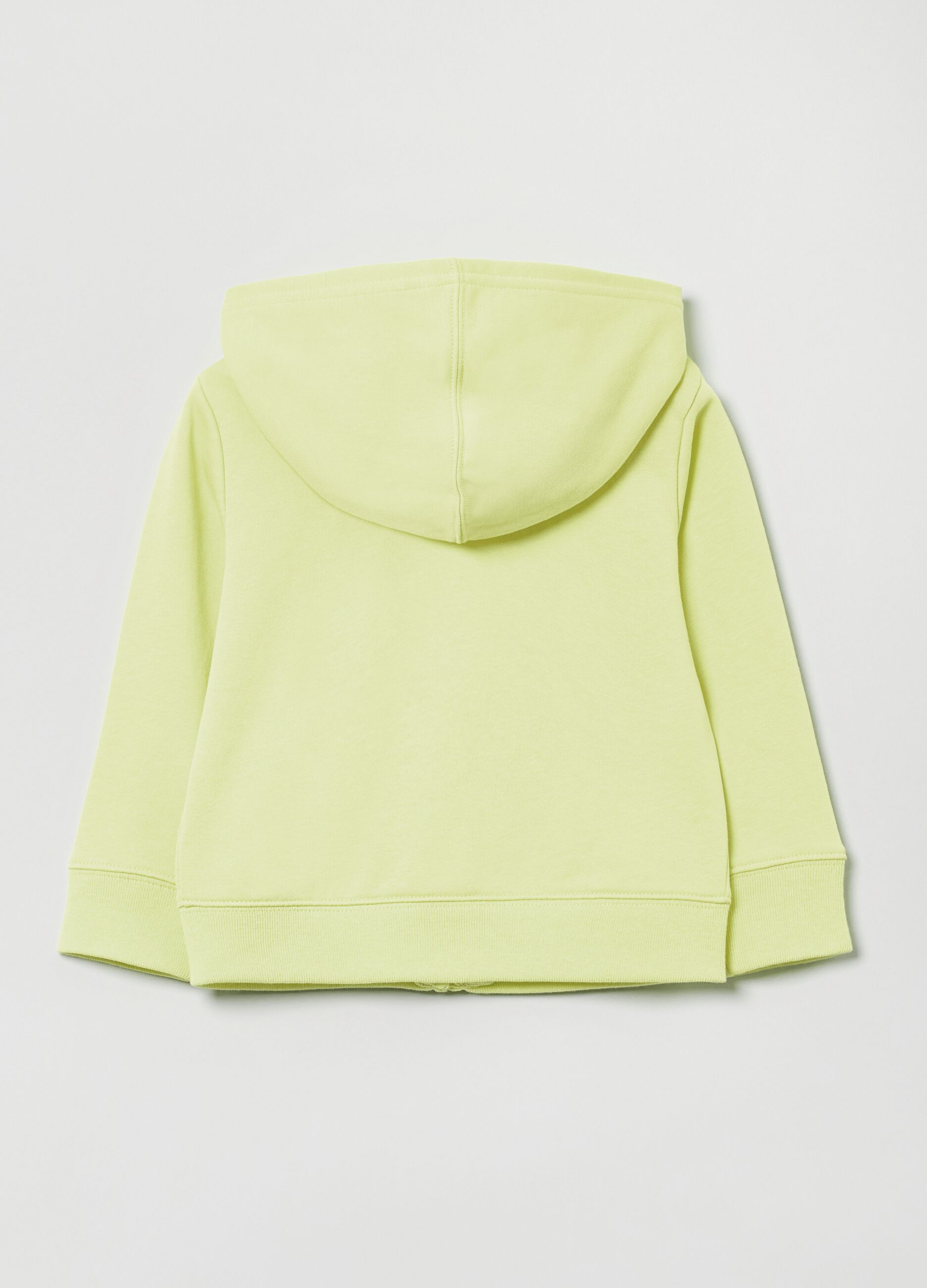 Full-zip con cappuccio e patch logo