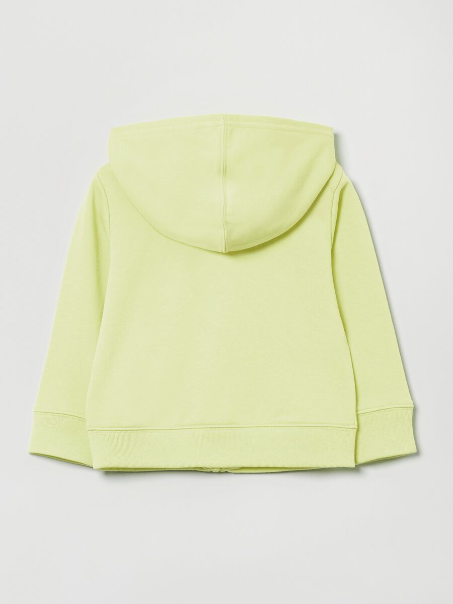 Full-zip con cappuccio e patch logo Bimba_1