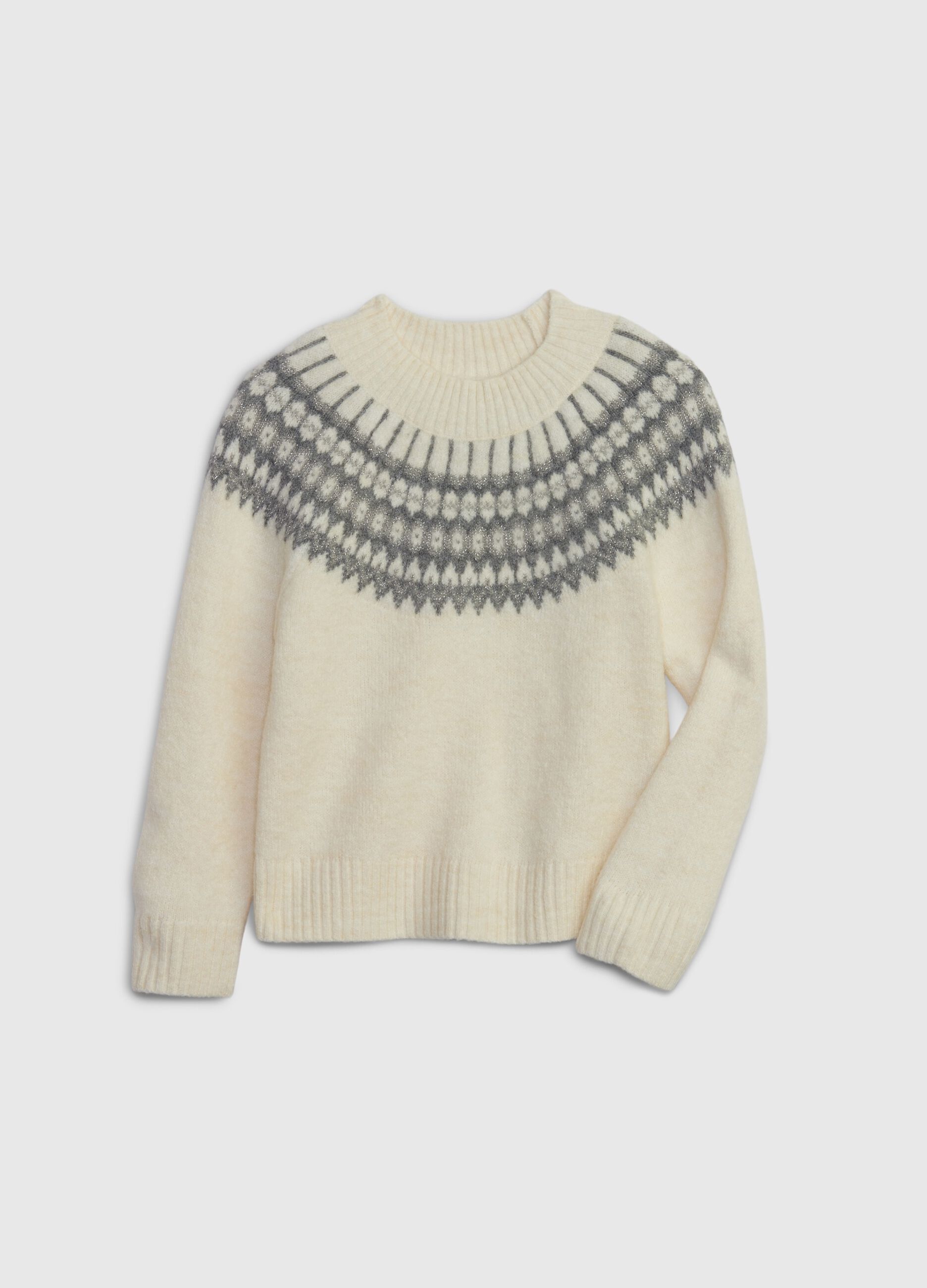 Pullover con lavorazione Fair Isle_2