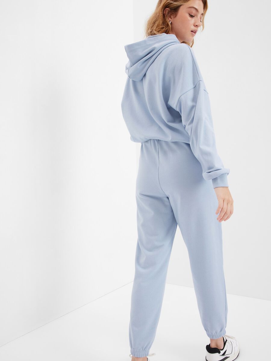 Joggers relaxed fit con stampa logo Donna_1