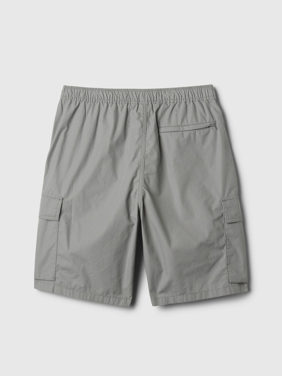 Poplin cargo Bermuda shorts Man_4
