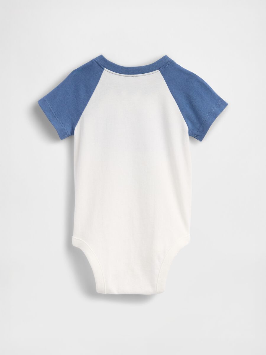 Body in puro cotone multicolor da neonato con logo GAP Neonato_1