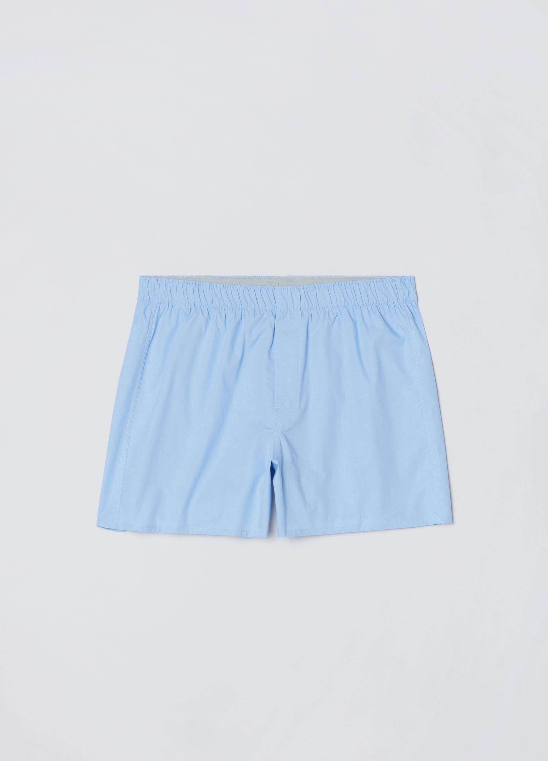 Three-pack woven cotton boxer shorts_1