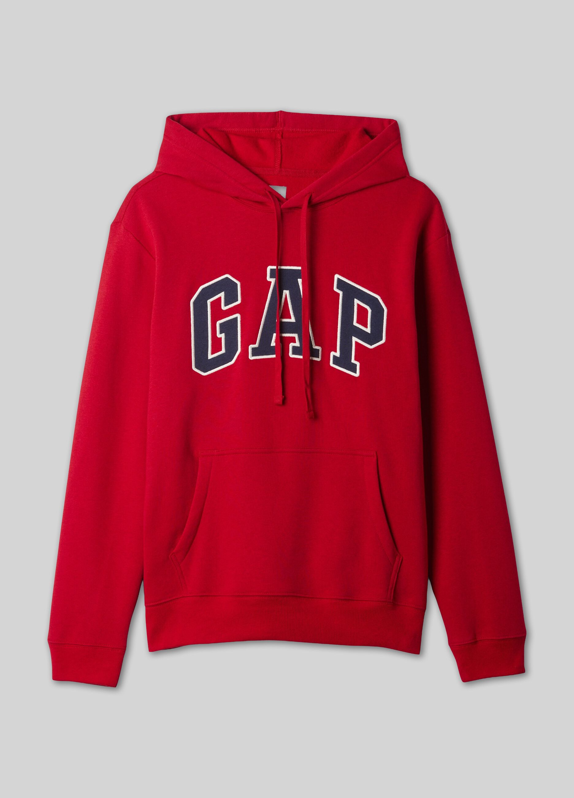 Felpa con logo GAP e cappuccio in misto cotone 