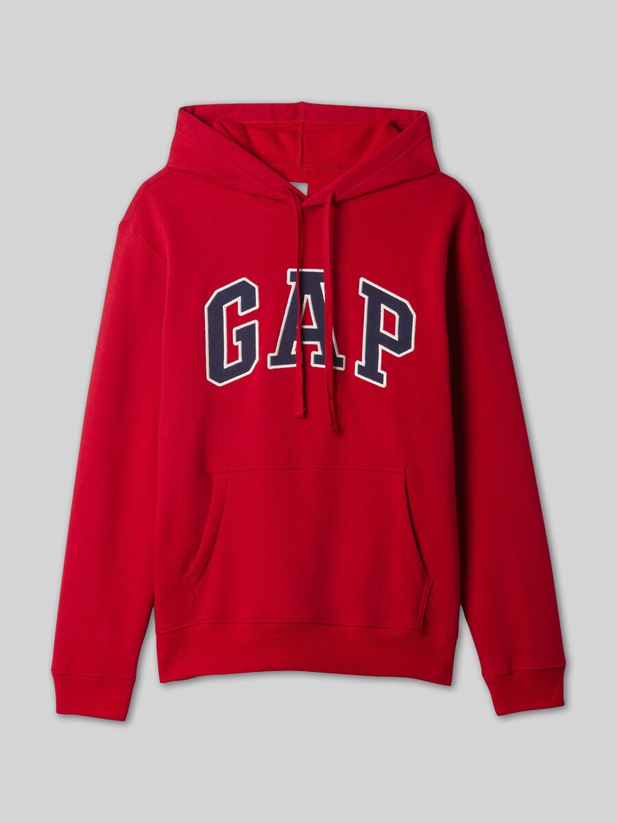 Felpa con logo GAP e cappuccio in misto cotone  Uomo_3