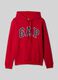 Felpa con logo GAP e cappuccio in misto cotone _3