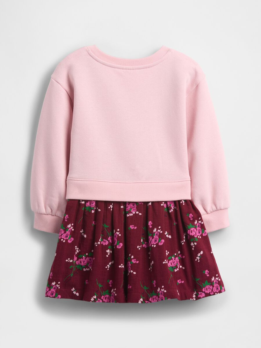 Vestito rosa in cotone per bambina Bimba_2