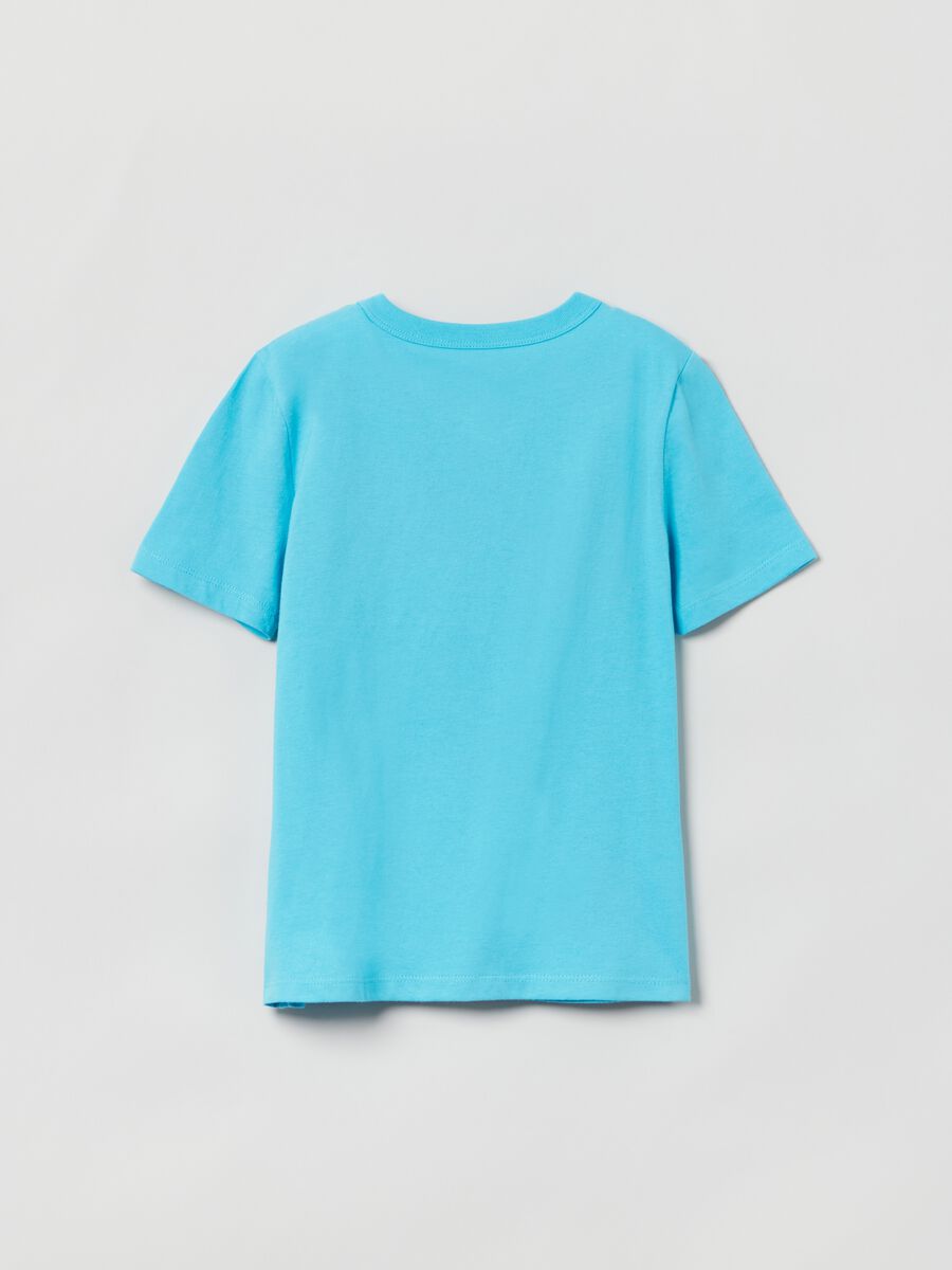 Cotton T-shirt with logo print Toddler Boy_1