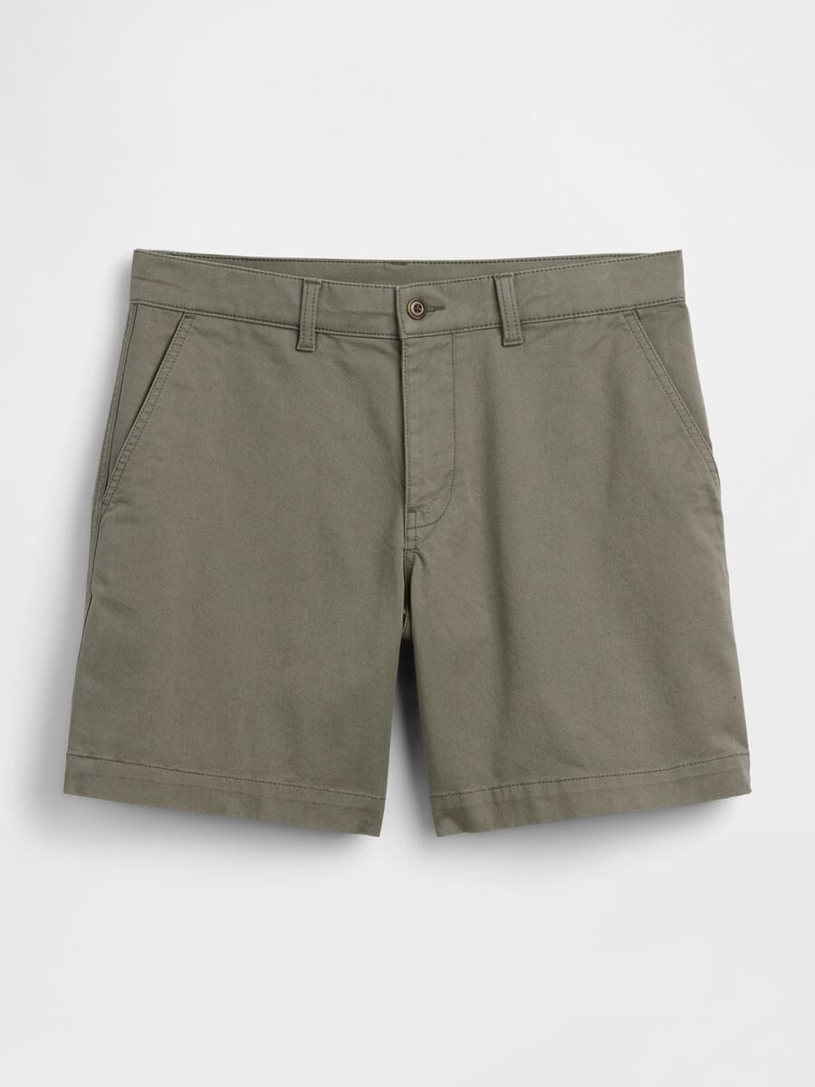 Stretch cotton shorts Man_5