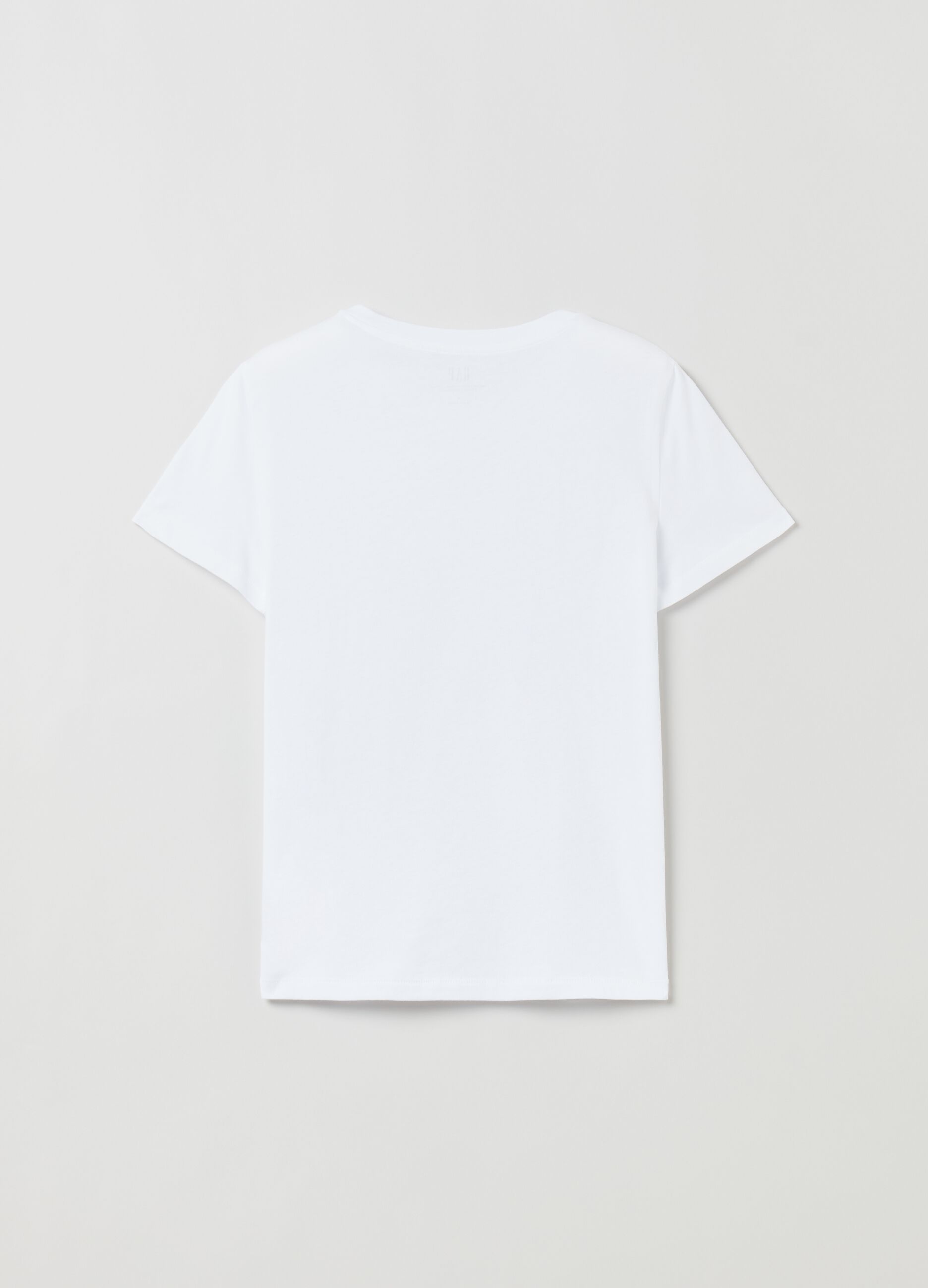 Cotton T-shirt with crew neck_2