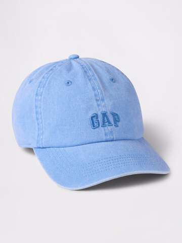 Cappello da baseball azzurro in cotone_0
