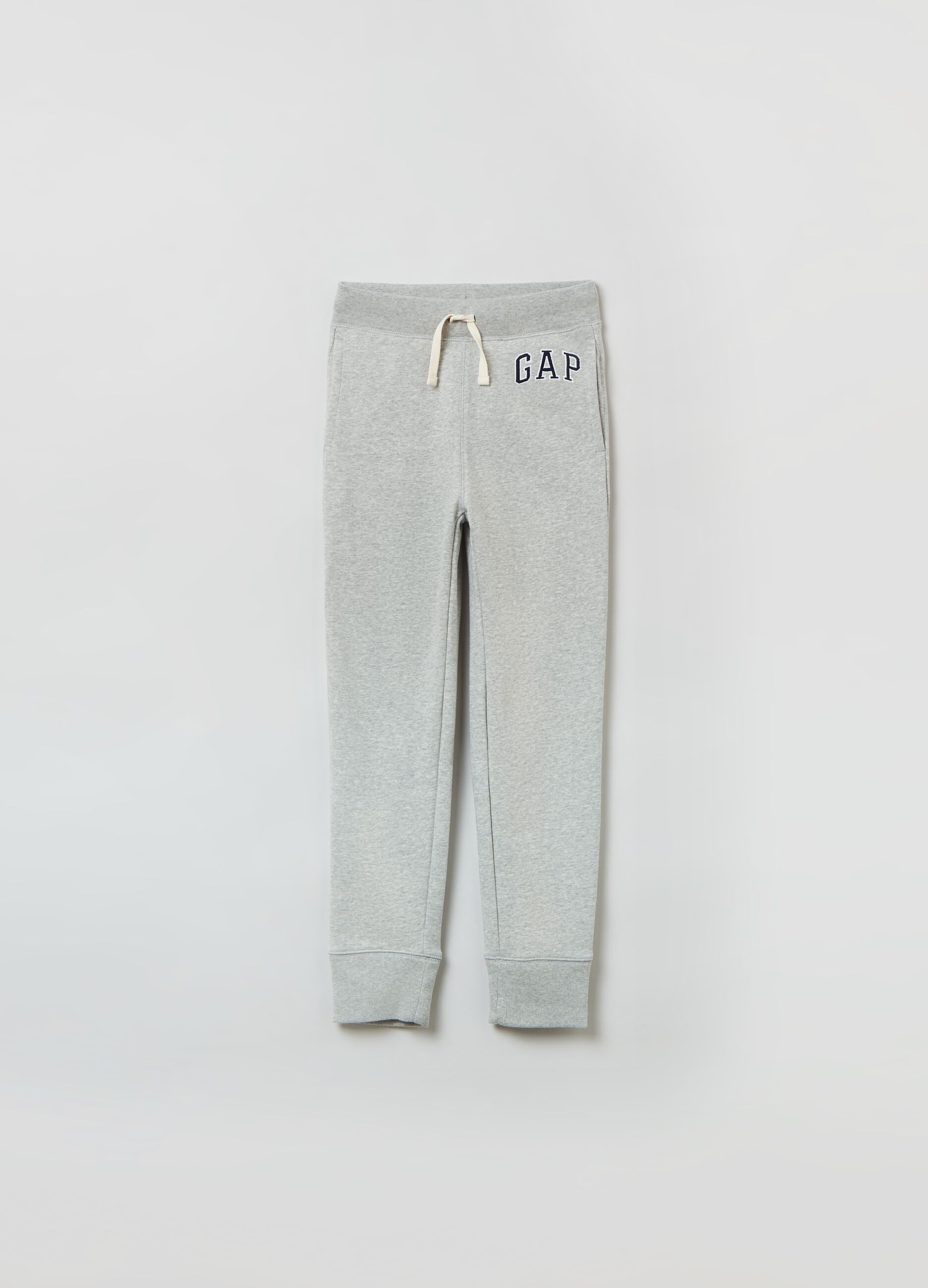 Joggers in felpa melange con logo