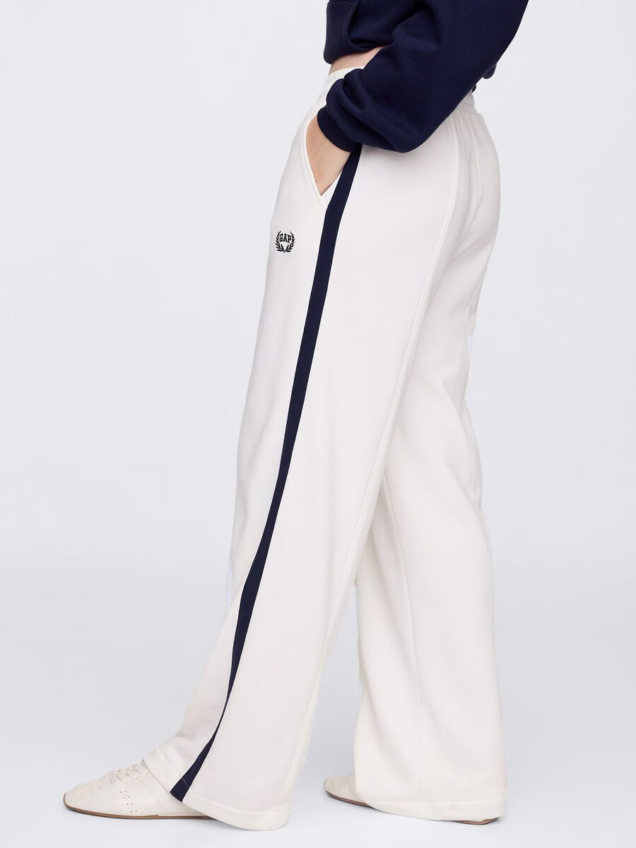 Pantaloni bianchi in misto cotone Gap Donna_3