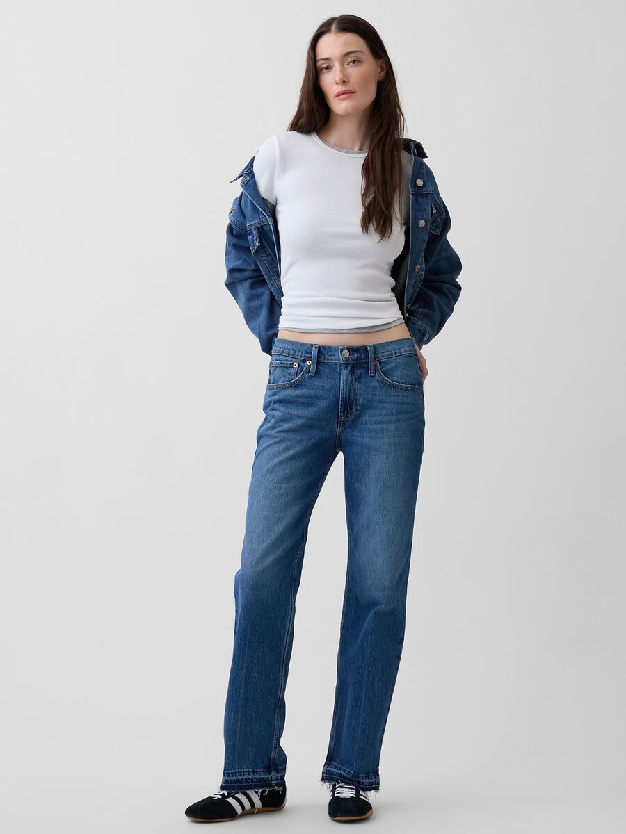 Jeans in cotone elasticizzato Donna_0