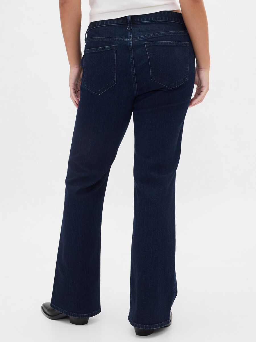 Pantaloni denim blu elasticizzati Donna_5