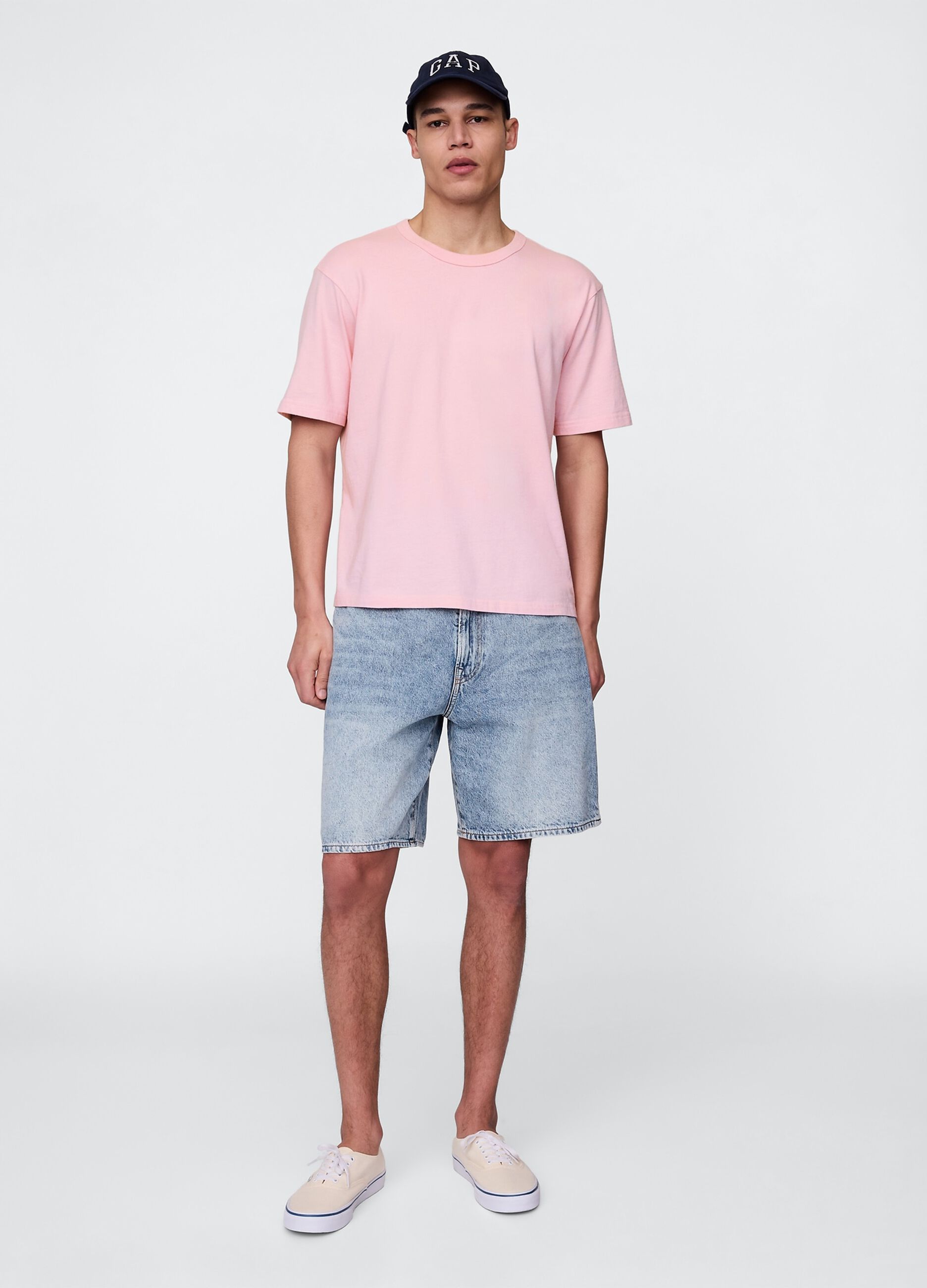 Bermuda in denim azzurro