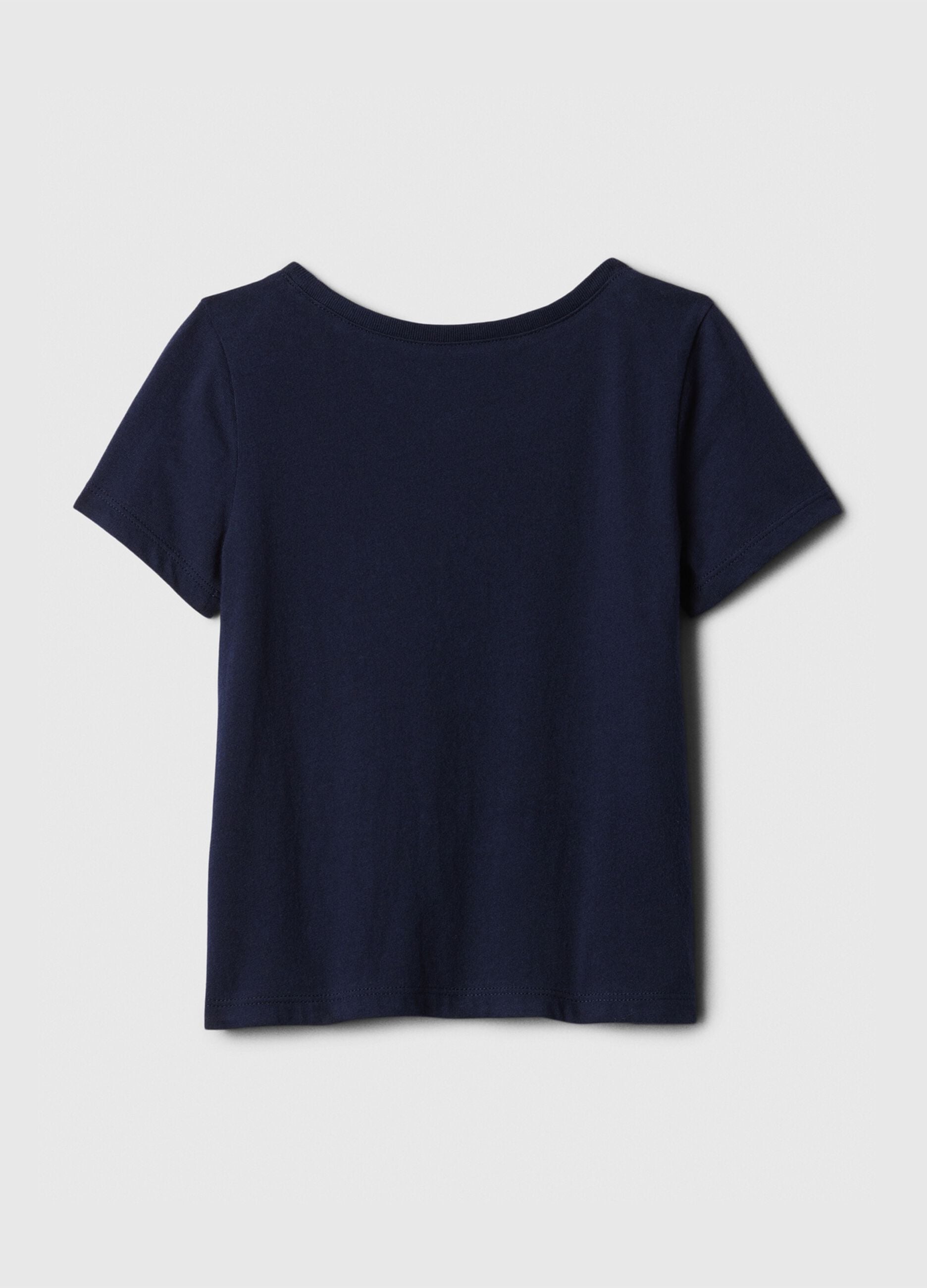 T-shirt a maniche corte in cotone con logo GAP
