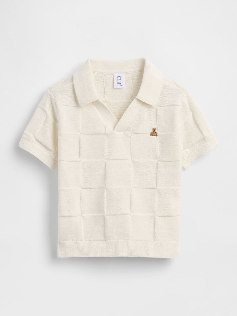 Polo in puro cotone a maniche corte Bimbo_0