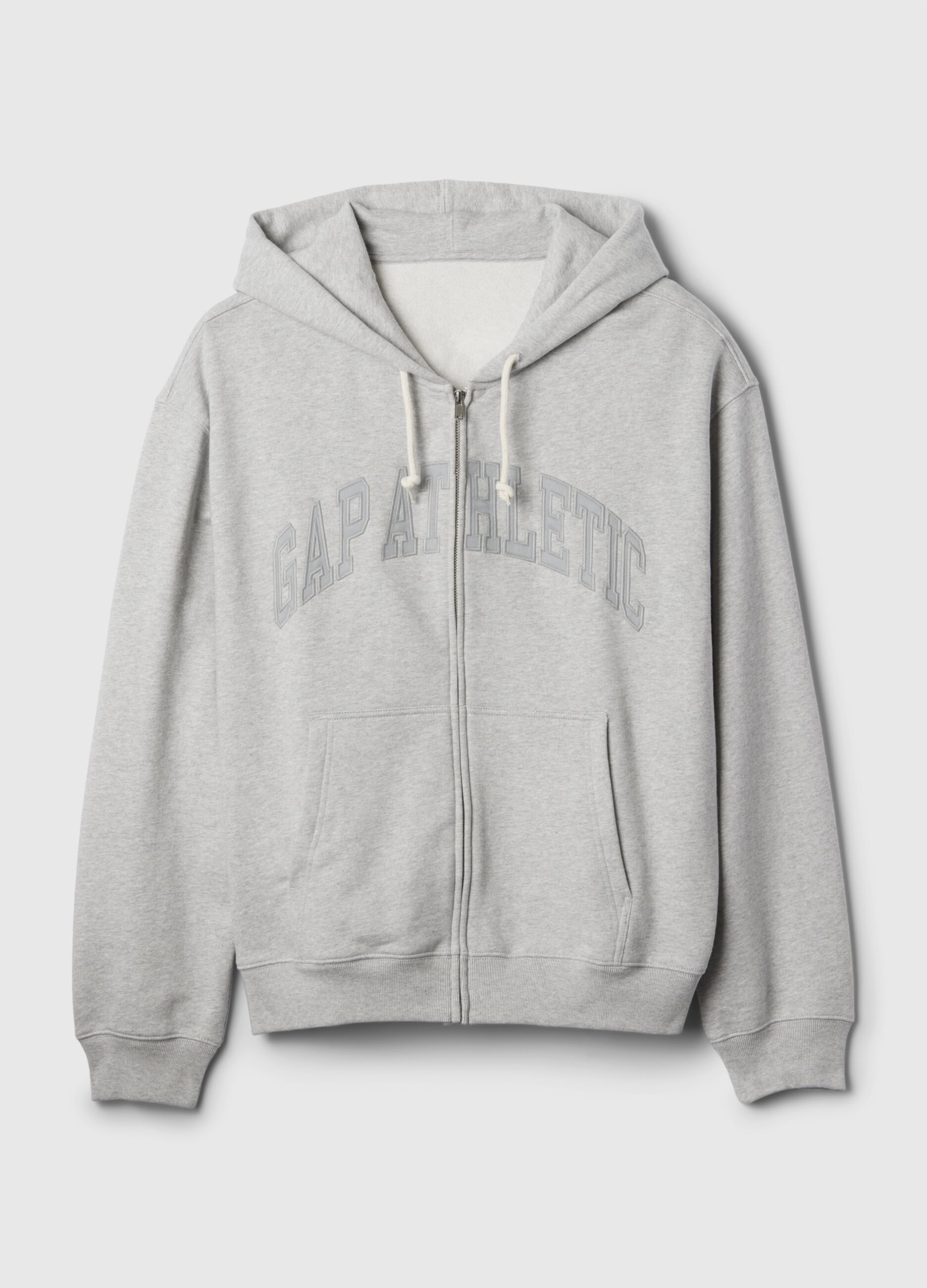 Full-zip con cappuccio e ricamo logo_4