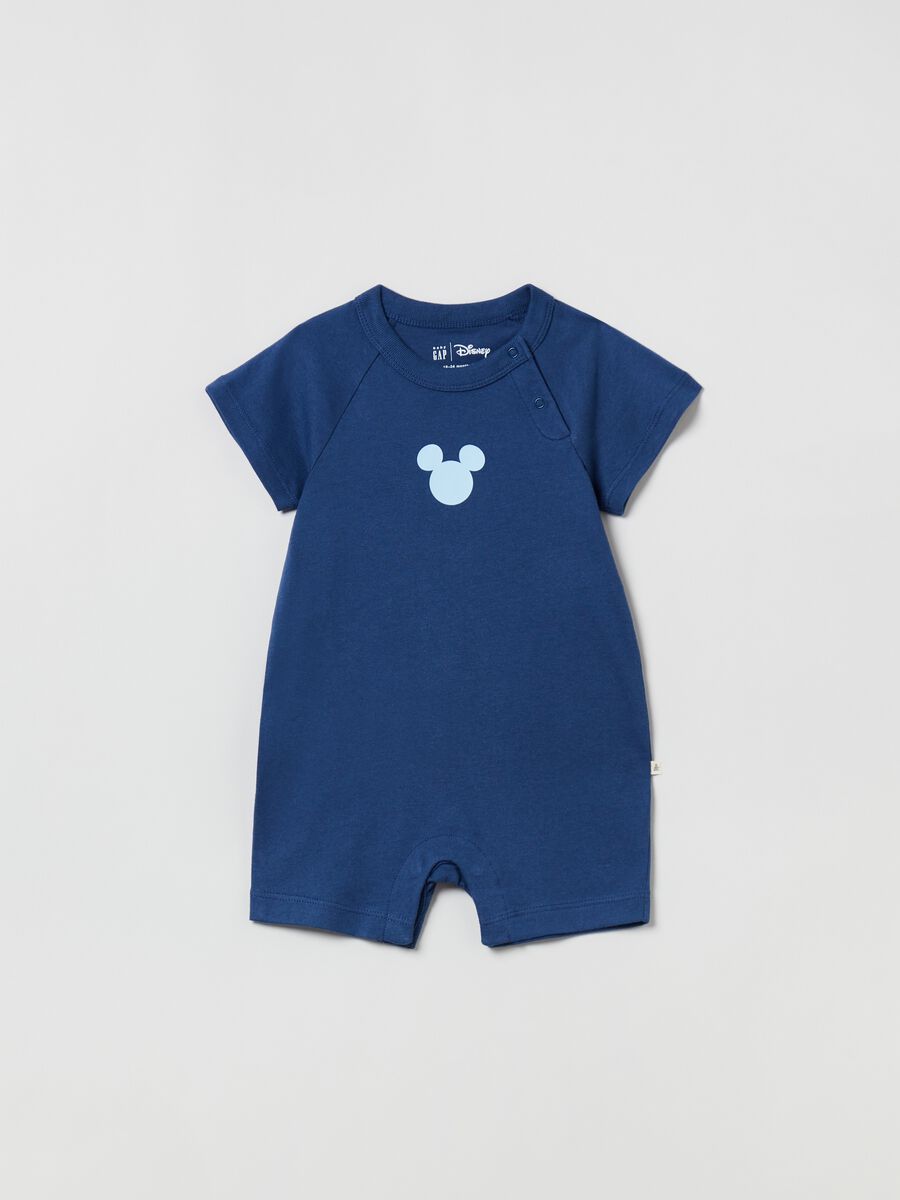 Romper suit with Disney Mickey Mouse print Newborn Boy_0