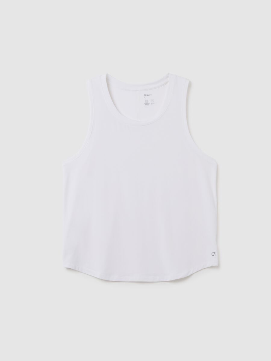 Tank top stretch girocollo Donna_2