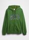 Green mixed cotton hoodie_3