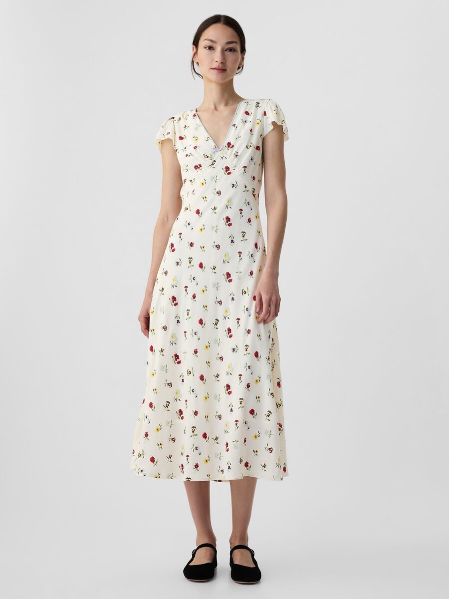 GAP x DÔEN Vestito midi floreale Donna_1