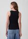 Tank top in cotone elasticizzato con logo GAP_1
