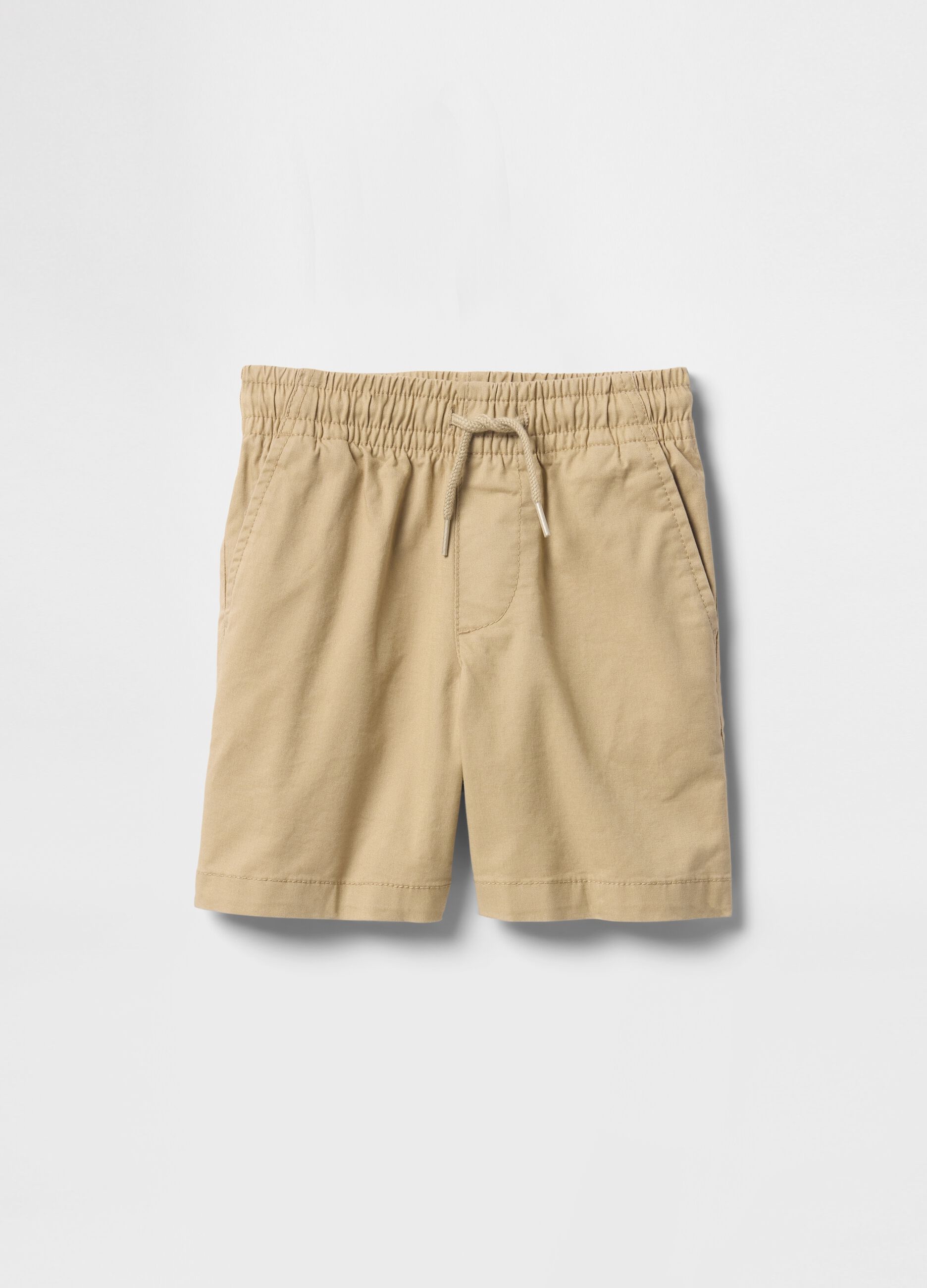 Bermuda in cotone stretch con coulisse