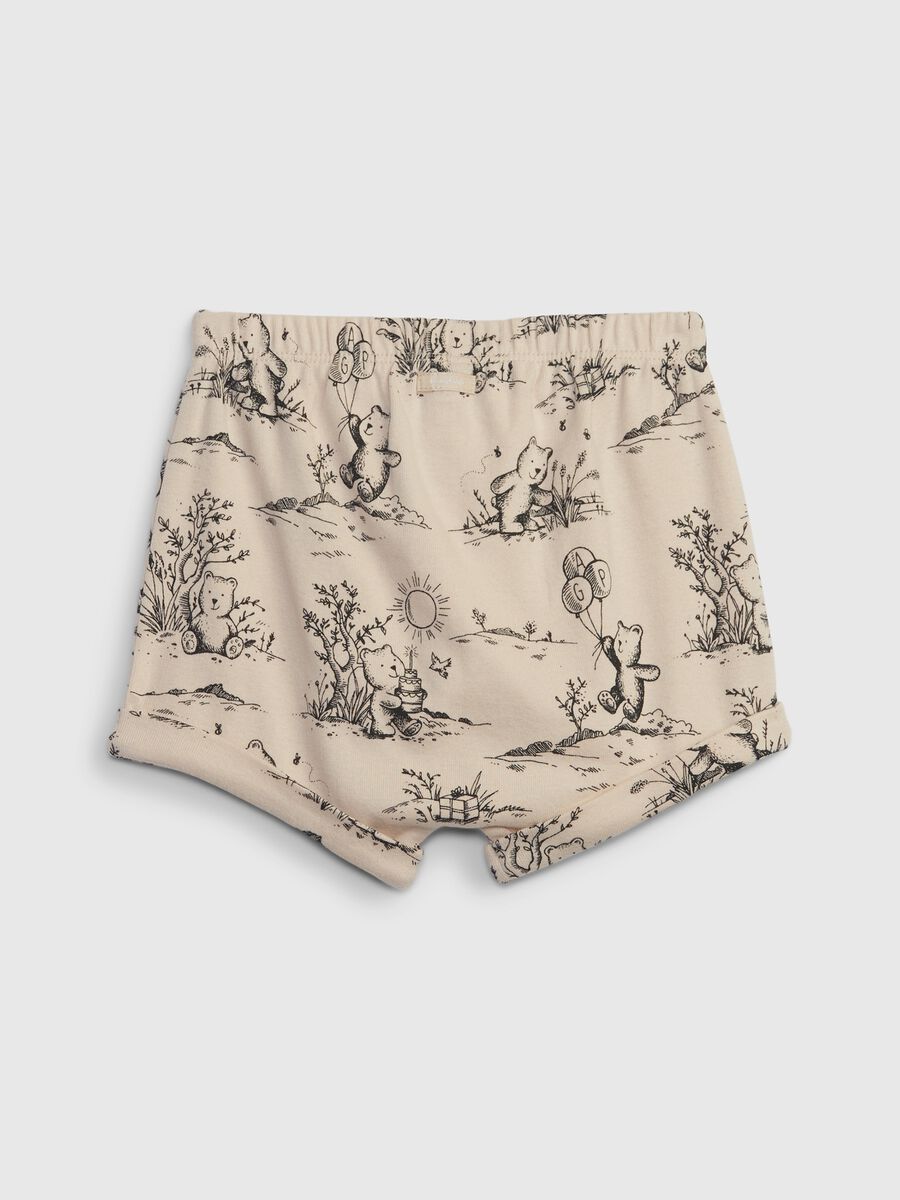 Bipack shorts in cotone con coulisse Neonato_1