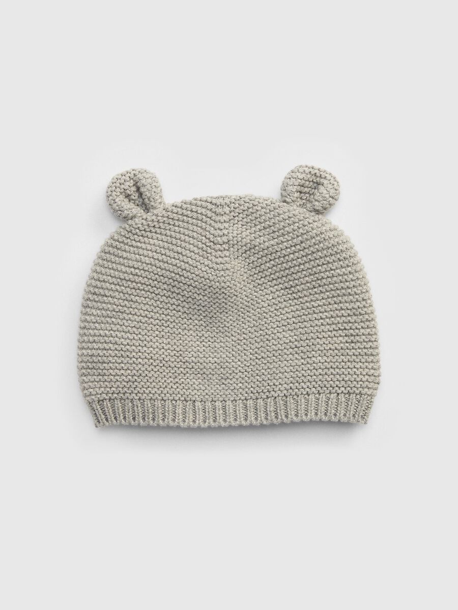 Cappello grigio in cotone per neonato Neonato_0