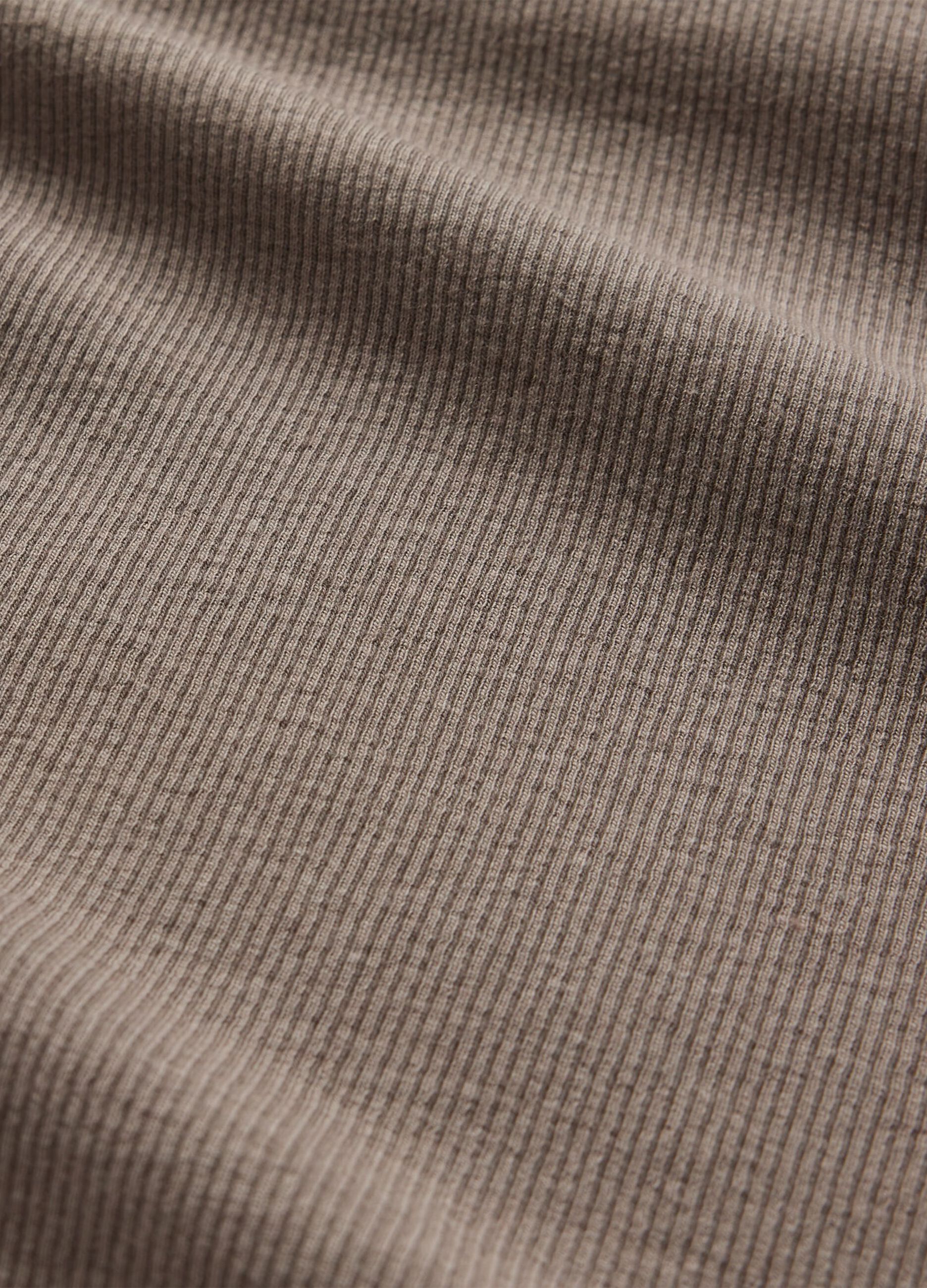 Ribbed T-shirt in stretch modal and cotton_4