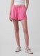 Shorts in misto cotone e lyocell_1