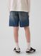 Shorts denim in misto cotone e lyocell_2