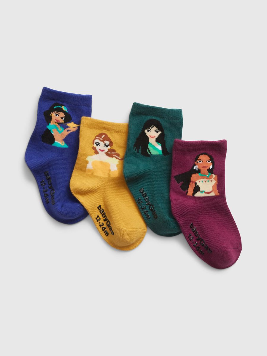 Set of four pairs of Disney Princess socks Toddler Girl_0