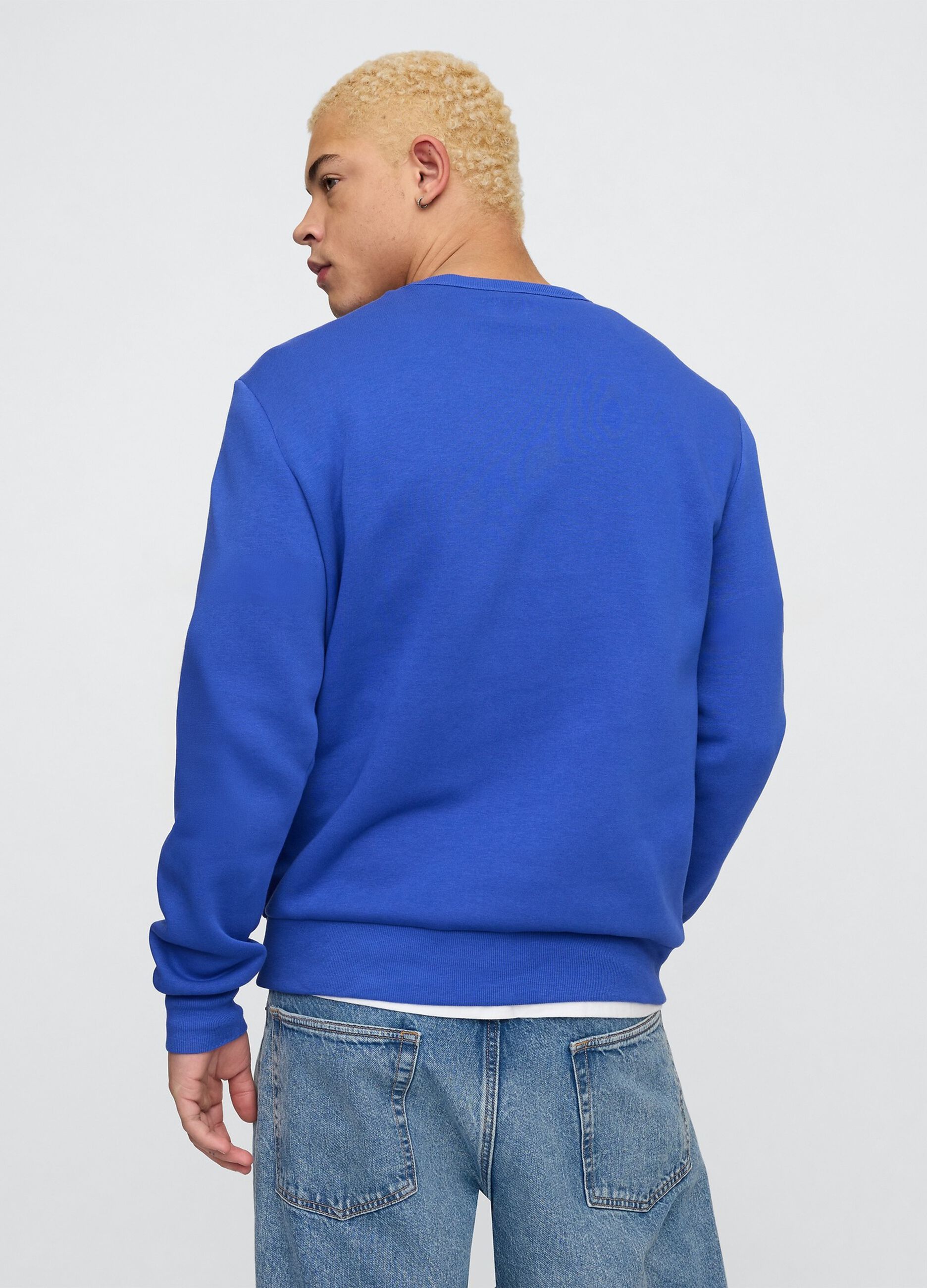 Felpa blu in misto cotone Gap_2