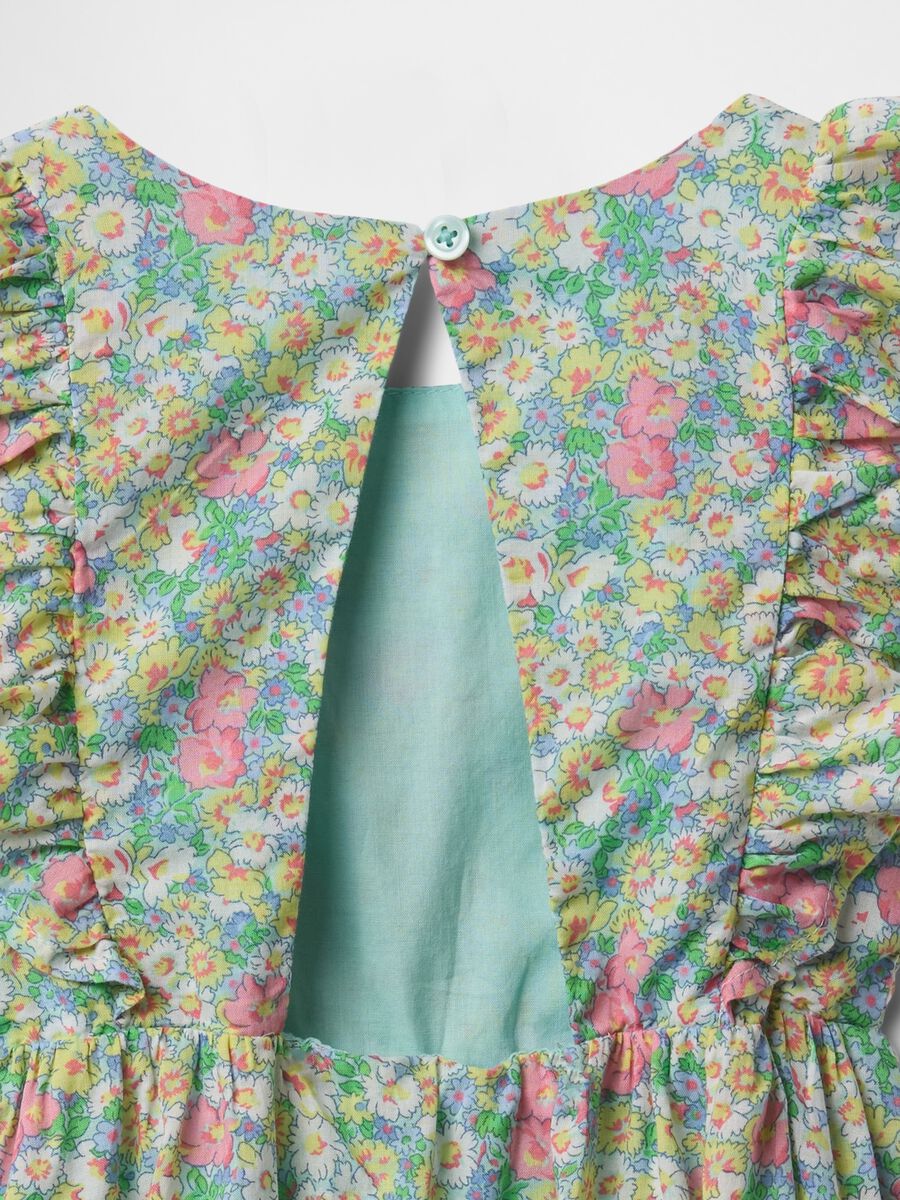 Vestito con fiorellini in cotone per bambina Bimba_3