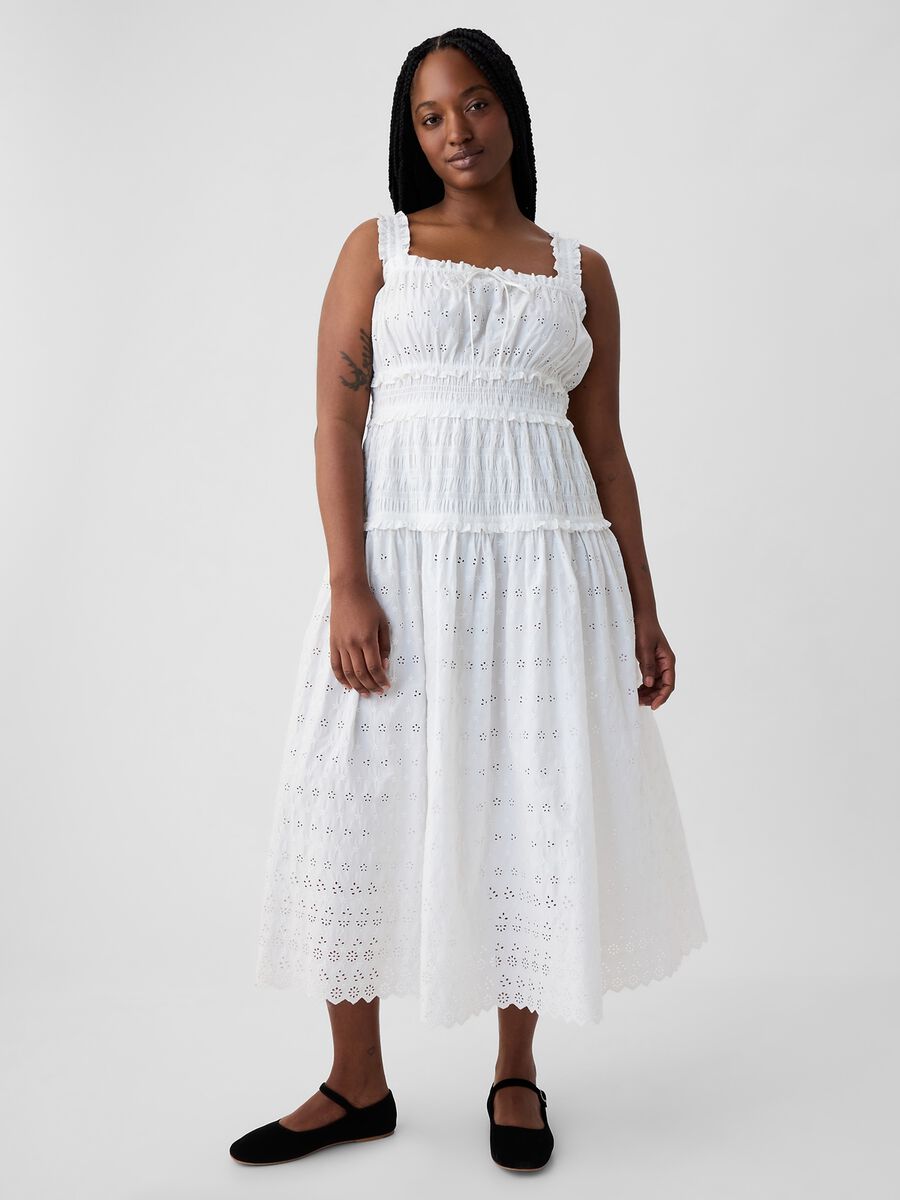 GAP x DÔEN Vestito midi in sangallo Donna_3